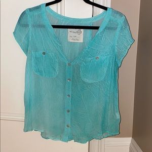 We the free button down blouse